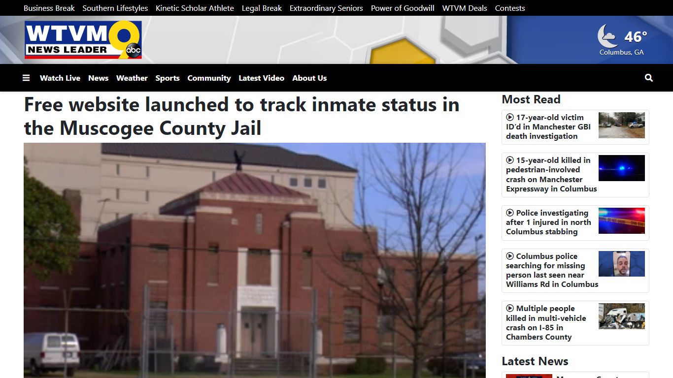 Free website launched to track inmate status in the Muscogee County Jail